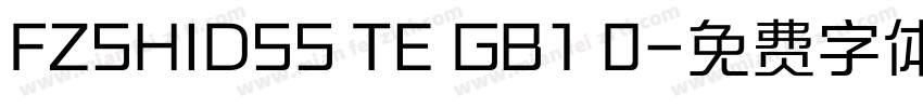 FZSHIDSS TE GB1 0字体转换
